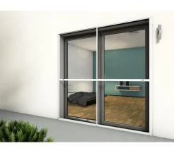 Hecht Doppel-Schiebetür Comfort, ca. B240/H240 cm Weiß Discount