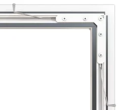 Hecht Fliegengitter Fensterbausatz COMPACT, ca. B100/H120 cm Dunkelgrau