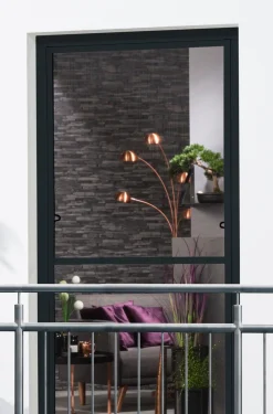 Hecht Fliegengitter Fensterbausatz Master Slim XL, ca. B130/H220 cm Dunkelgrau Sale
