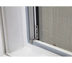 Hecht Insektenschutz & Fallen - Fliegengitter Fensterbausatz Master Slim XL, ca. B130/H220 cm Dunkelbraun