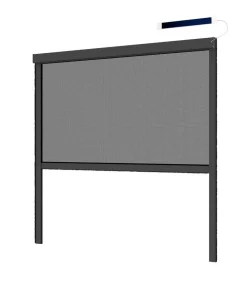 Hecht Insektenschutz & Fallen > Insektenschutzrollo elektrisch, inkl. Solarpanel, ca. B110/H220 cm