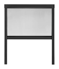 Hecht Insektenschutz & Fallen - Insektenschutzrollo elektrisch, inkl. Solarpanel, ca. B130/H160 cm Anthrazit
