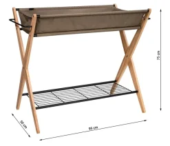 Hecht Mobiles Hochbeet Grow, ca. B95/H75/T50 cm Braun New