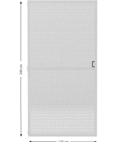 Hecht Insektenschutz & Fallen - Türbausatz Compact, ca. B120/H240 cm Braun