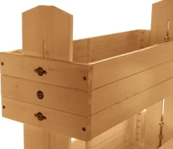 Hecht Hochbeete & Frühbeete > Vertikales Holz-Hochbeet Cube 4, ca. B82/H145/T50 cm