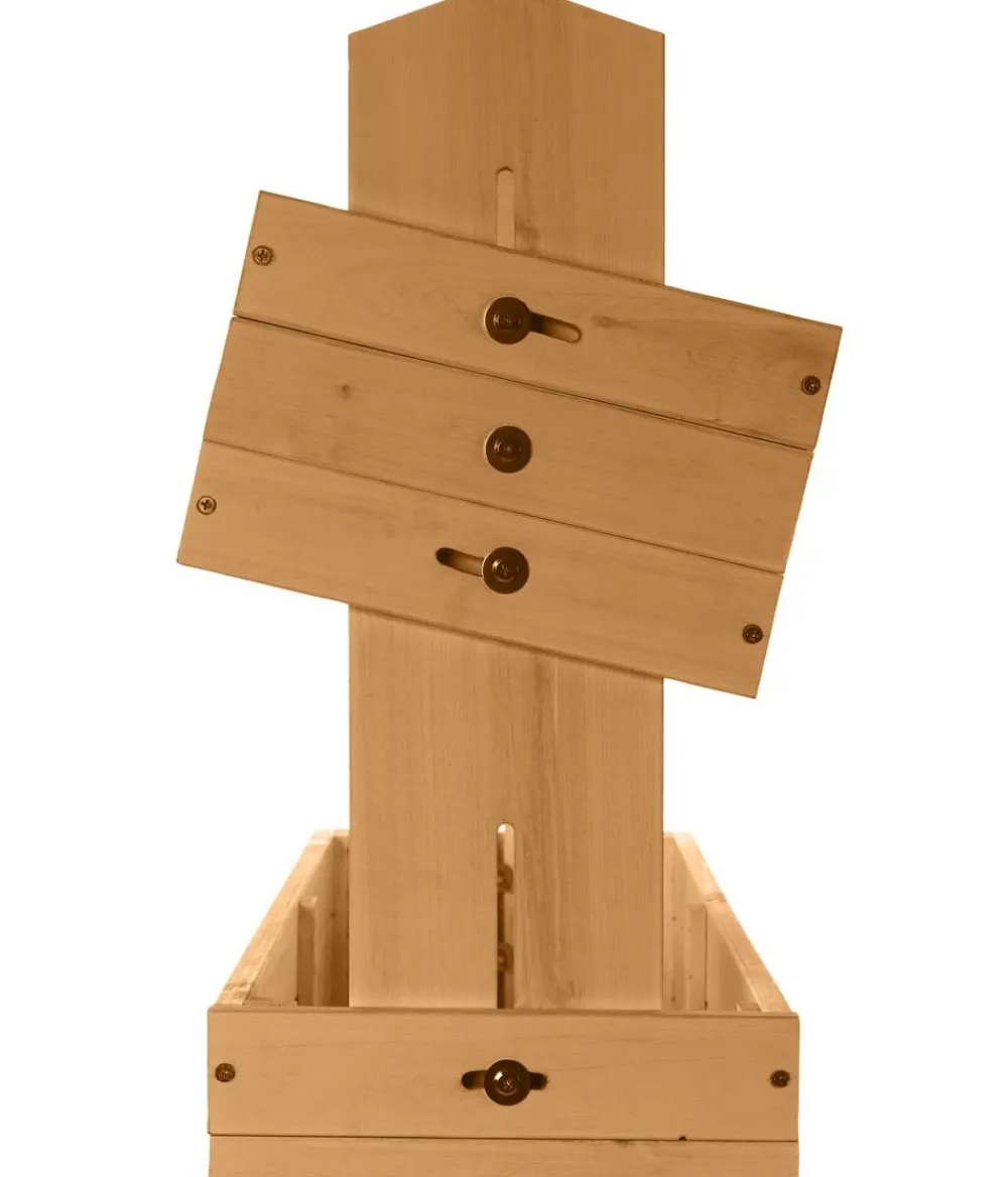 Hecht Hochbeete & Frühbeete > Vertikales Holz-Hochbeet Cube 4, ca. B82/H145/T50 cm