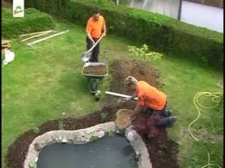 Heissner PE-Fertigteich klassisch Schwarz Hot