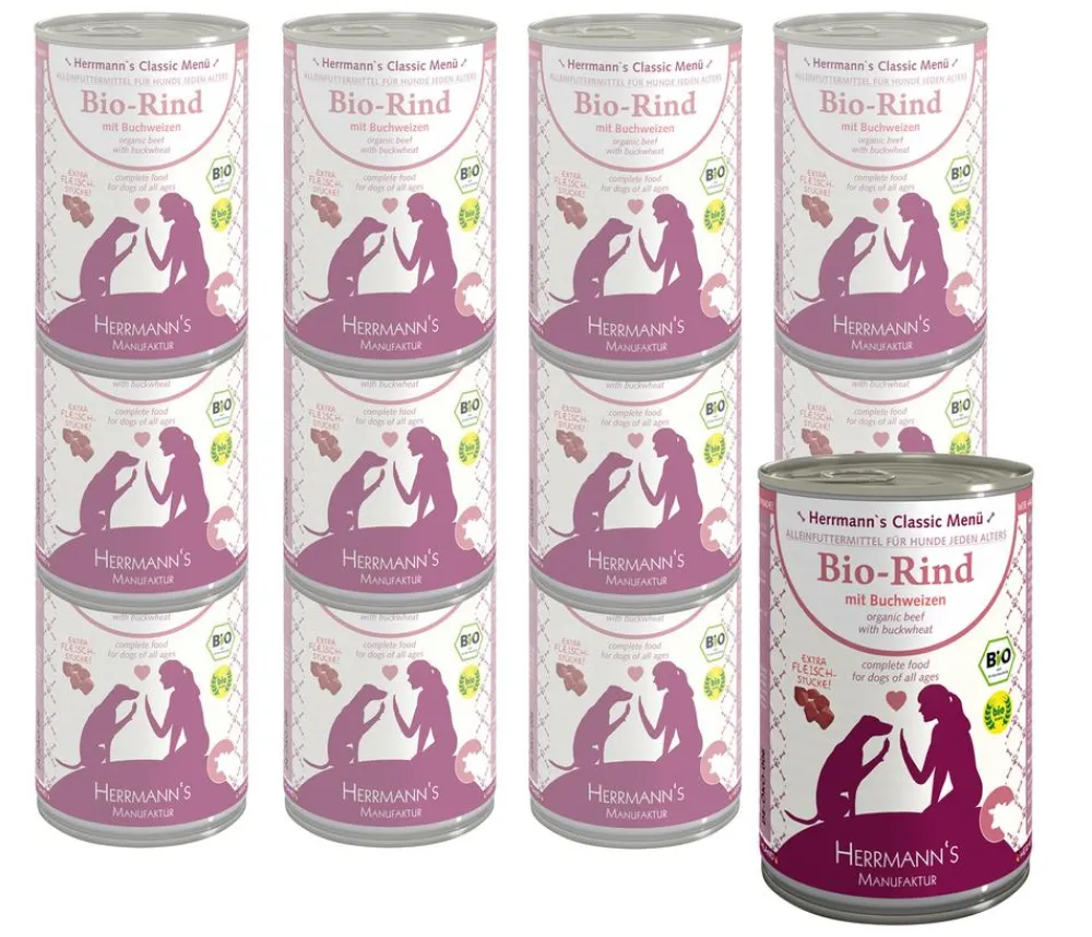 Herrmann's Nassfutter Hund > Nassfutter für Hunde Classic Menü Bio