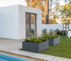 Herstera Pflanzkübel & Blumenkästen > Metall-Pflanzkasten Cube Edge, rechteckig, , ca. B1