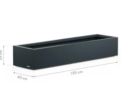Herstera Pflanzkübel & Blumenkästen > Metall-Pflanzkasten Cube Xic, rechteckig,