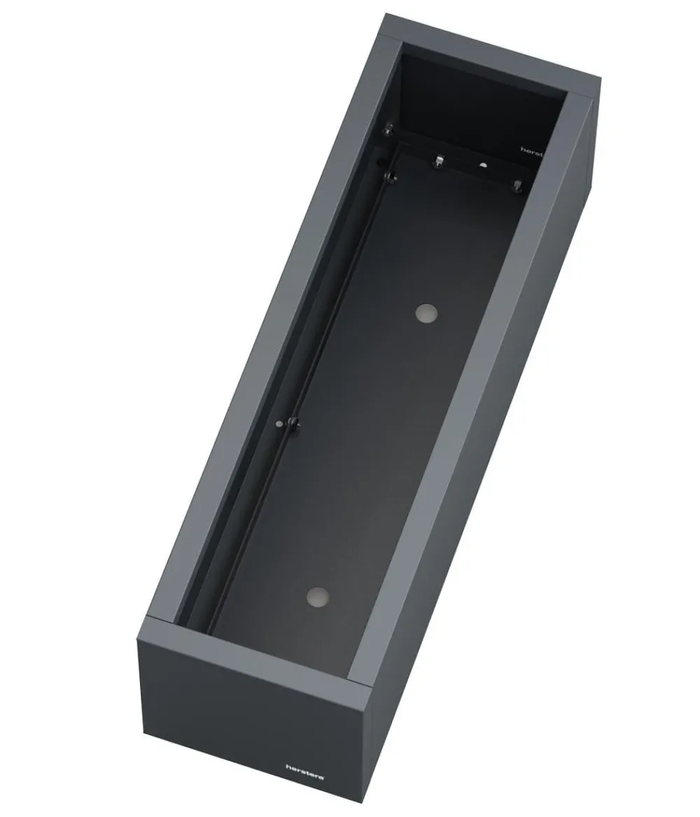 Herstera Metall-Pflanzkasten Cube Balcony, rechteckig, Anthrazit Clearance
