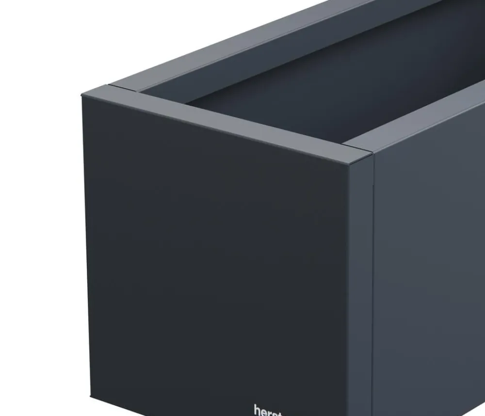 Herstera Metall-Pflanzkasten Cube Balcony, rechteckig, Anthrazit Clearance