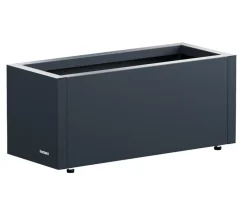 Herstera Pflanzkübel & Blumenkästen > Metall-Pflanzkasten Cube Balcony LED, rechteckig,