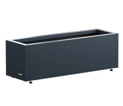Herstera Metall-Pflanzkasten Cube Balcony LED, rechteckig, Anthrazit Clearance