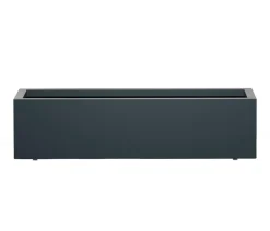 Herstera Pflanzkübel & Blumenkästen - Metall-Pflanzkasten Cube Xic LED, rechteckig, Anthrazit