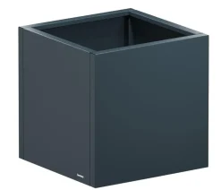 Herstera Metall-Pflanztopf Cube, quadratisch, Anthrazit Clearance