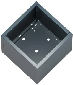 Herstera Metall-Pflanztopf Cube, quadratisch, Anthrazit Clearance