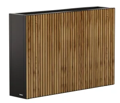 Herstera Metall-Raumtrenner Deco Planter, rechteckig, /natur