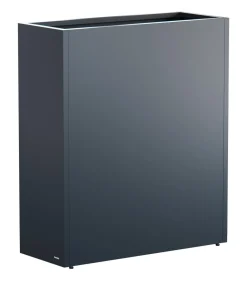 Herstera Pflanzkübel & Blumenkästen - Metall-Raumtrenner Cube LED, rechteckig, Anthrazit