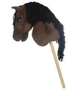 HKM KIDS Hobby Horsing|Spielzeug - Hobby Horse Dressur Avalon, braun Dunkelbraun