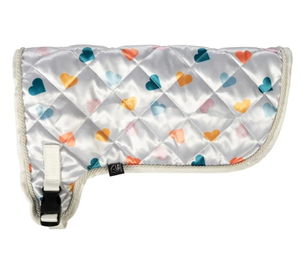 HKM KIDS Hobby Horsing|Spielzeug - Hobby Horsing Decke mit Print, mit Herzchen