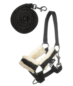 HKM KIDS Hobby Horsing|Spielzeug - Hobby Horsing Halfter und Strick, Schwarz