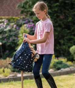 HKM KIDS Hobby Horsing Transportbeutel, navy mit Sternchen Dunkelblau Sale