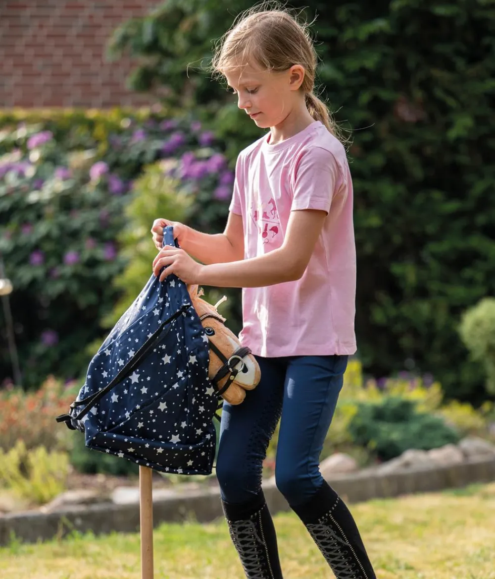 HKM KIDS Hobby Horsing Transportbeutel, navy mit Sternchen Dunkelblau Sale