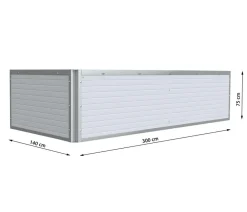 Buttazoni Hochbeet Ursula Basis, ca. B300/H75/T140 cm Clearance