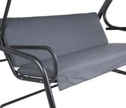 Siena Garden Hollywoodschaukel Parma, 4-Sitzer Dunkelgrau Hot
