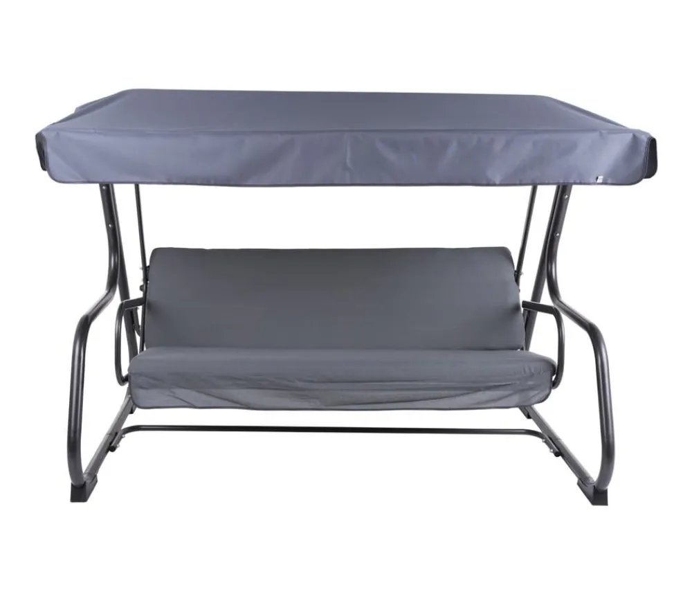 Siena Garden Hollywoodschaukel Parma, 4-Sitzer Dunkelgrau Hot