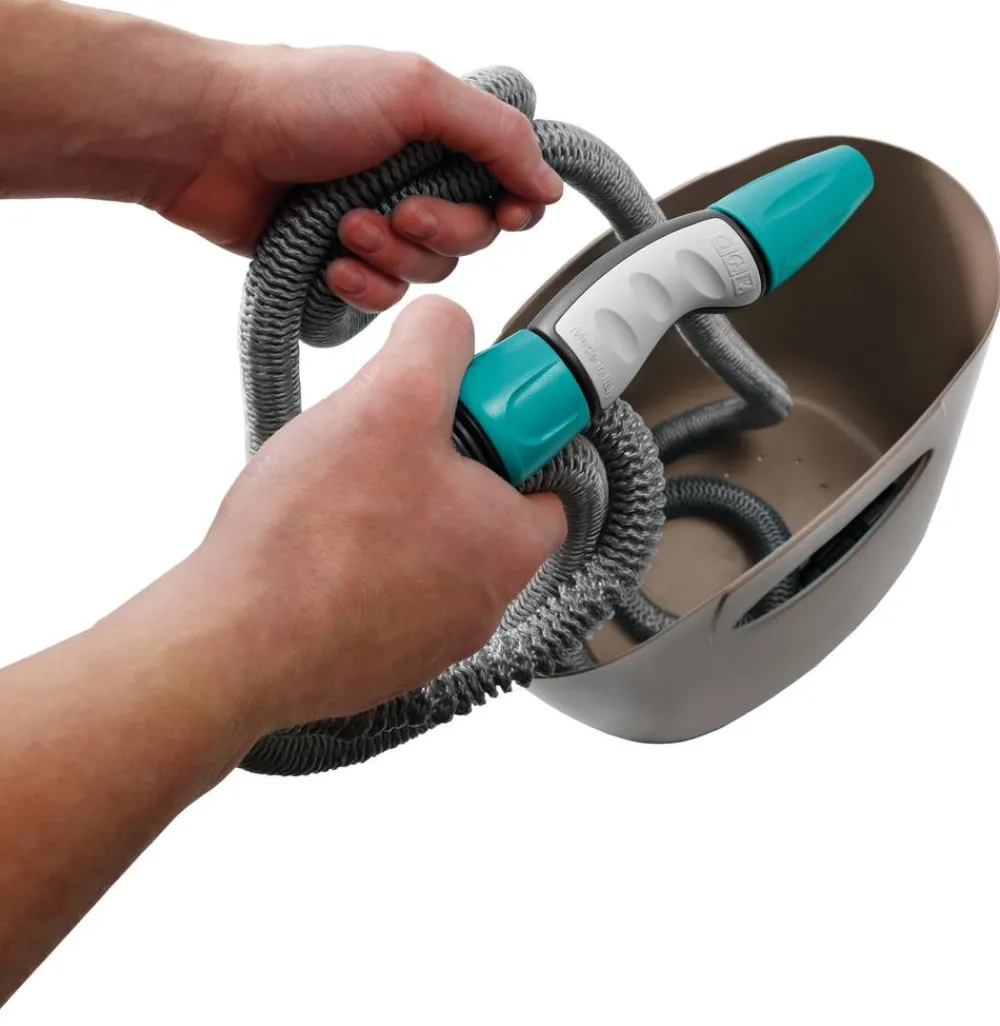 Hozelock Schlauch Aquapop, 5 - 15 m Braun New