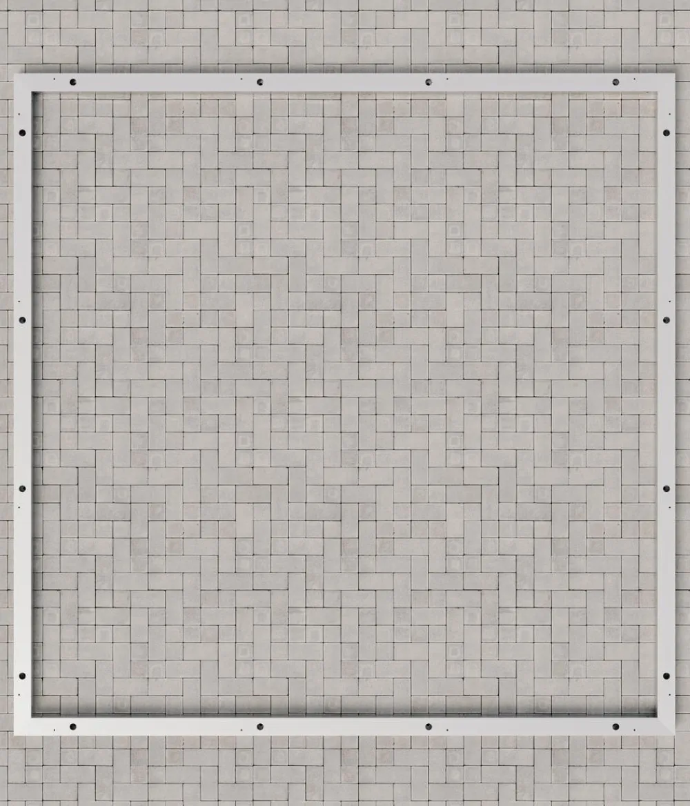 Hörmann Böden & Fundamente - Aluminium Bodenrahmen für Gerätehaus Juno JSD11/JFD11 Silber