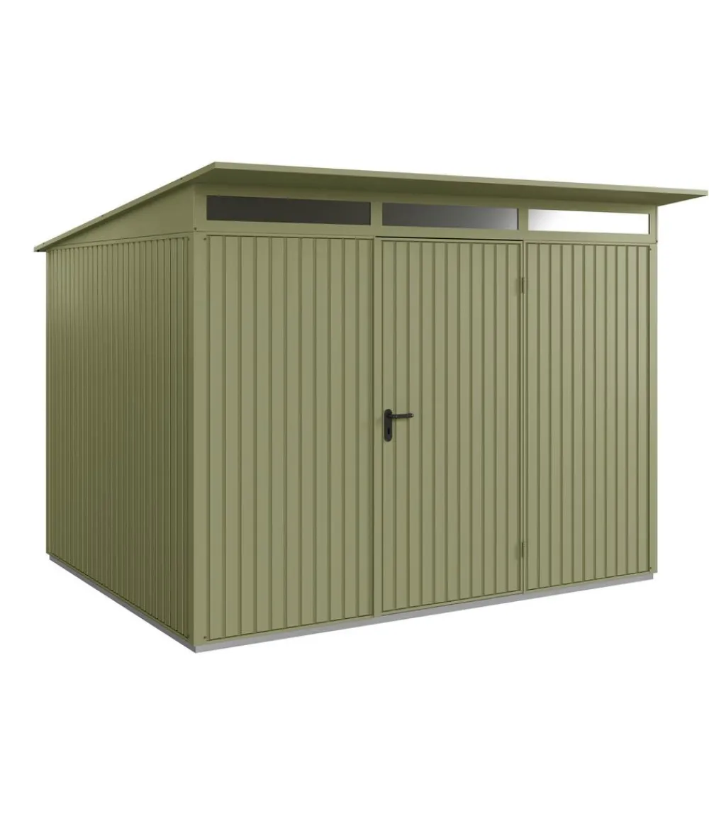 Hörmann Berry-Gerätehaus Classic-P Typ 3, ca. B312,7/H232,3/T283,4 cm Schilfgrün Best