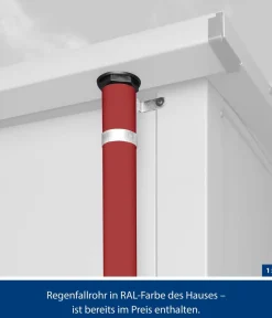 Hörmann Gartenhäuser & Gerätehäuser > Berry-Gerätehaus Classic-P Typ 3, ca. B312,7/H232,3/T283,4 cm