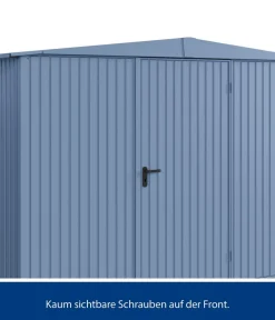 Hörmann Gartenhäuser & Gerätehäuser - Berry-Gerätehaus Classic-S Typ 3, ca. B323,6/H219,4/T247,7 cm Weißaluminium