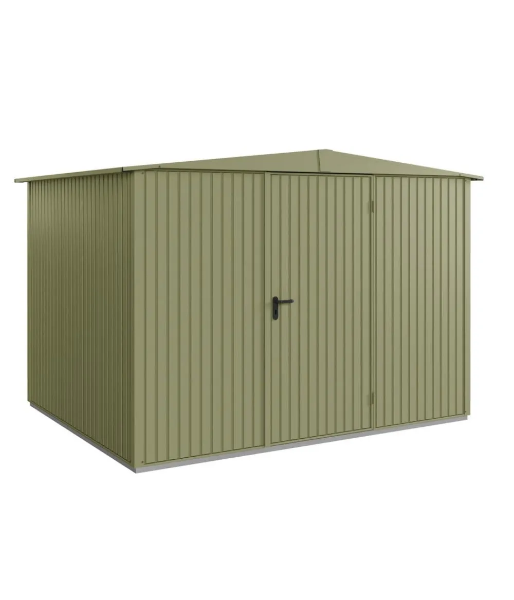 Hörmann Berry-Gerätehaus Classic-S Typ 3, ca. B323,6/H219,4/T247,7 cm Schilfgrün Best