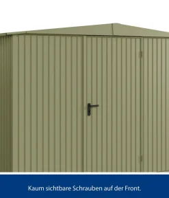 Hörmann Berry-Gerätehaus Classic-S Typ 3, ca. B323,6/H219,4/T247,7 cm Schilfgrün Best