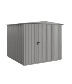 Hörmann Gartenhäuser & Gerätehäuser - Berry-Gerätehaus Classic-S Typ 2, ca. B258,8/H216/T247,7 cm Graualuminium