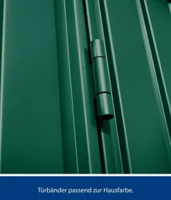 Hörmann Berry-Gerätehaus Classic-P Typ 1, ca. B247,9/H228,6/T153 cm Moosgrün