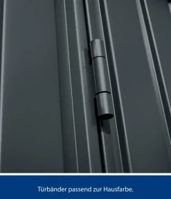 Hörmann Berry-Gerätehaus Classic-P Typ 2, ca. B247,9/H232,3/T283,4 cm Anthrazit Best