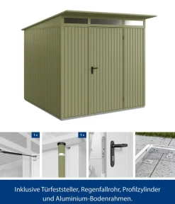 Hörmann Gartenhäuser & Gerätehäuser > Berry-Gerätehaus Classic-P Typ 2, ca. B247,9/H232,3/T283,4 cm