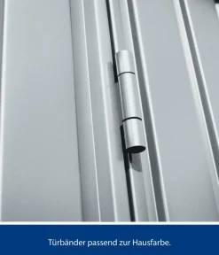 Hörmann Berry-Gerätehaus Classic-P Typ 2, ca. B247,9/H232,3/T283,4 cm Fenstergrau Outlet