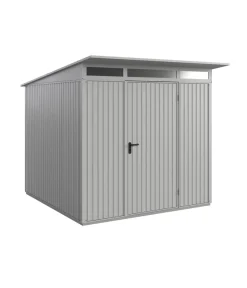 Hörmann Gartenhäuser & Gerätehäuser - Berry-Gerätehaus Classic-P Typ 2, ca. B247,9/H232,3/T283,4 cm Weißaluminium