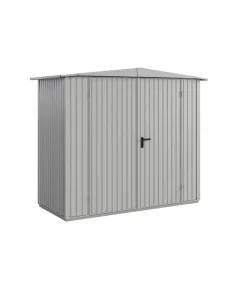 Hörmann Berry-Gerätehaus Classic-S Typ 1, ca. B258,8/H216/T121,3 cm Weißaluminium New
