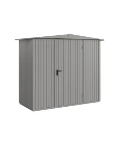 Hörmann Gartenhäuser & Gerätehäuser - Berry-Gerätehaus Classic-S Typ 1, ca. B258,8/H216/T121,3 cm Graualuminium