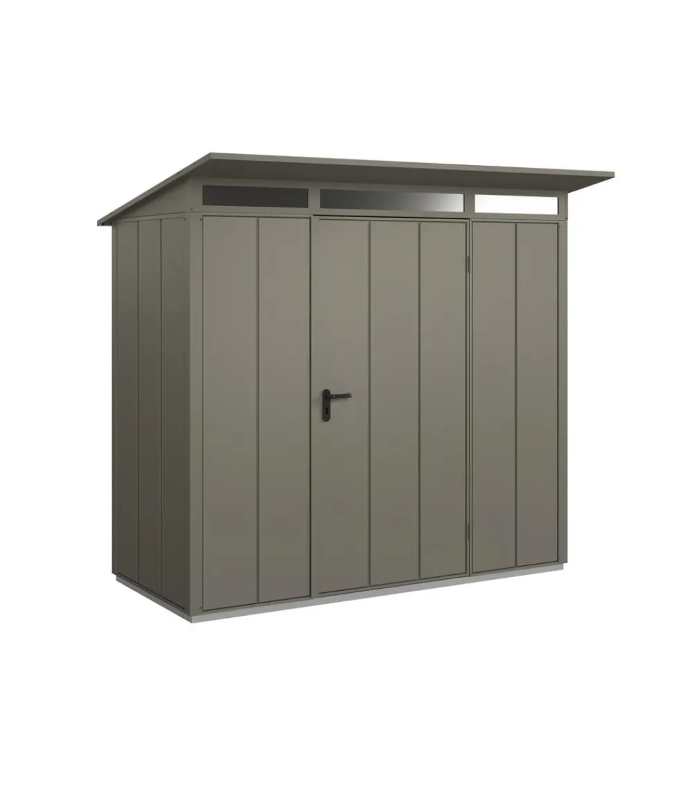 Hörmann Berry-Gerätehaus Modern-P Typ 1, ca. B247,9/H228,6/T153 cm Quarzgrau Outlet