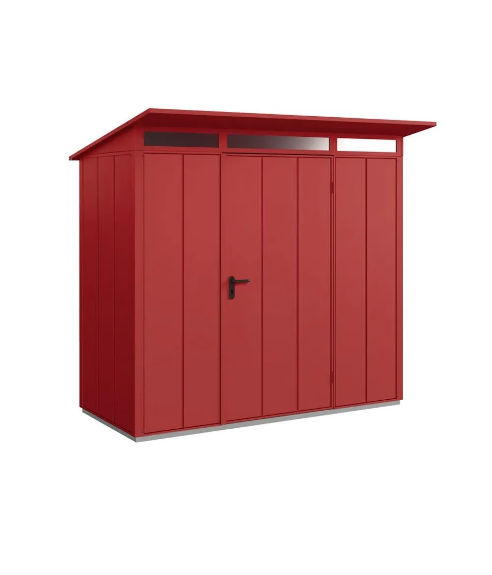 Hörmann Gartenhäuser & Gerätehäuser - Berry-Gerätehaus Modern-P Typ 1, ca. B247,9/H228,6/T153 cm Purpurrot