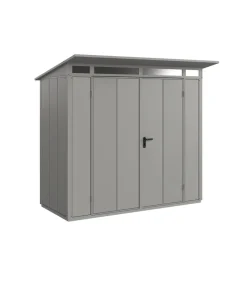 Hörmann Gartenhäuser & Gerätehäuser - Berry-Gerätehaus Modern-P Typ 1, ca. B247,9/H228,6/T153 cm Graualuminium