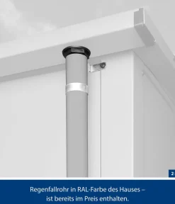 Hörmann Gartenhäuser & Gerätehäuser > Berry-Gerätehaus Modern-S Typ 3, ca. B323,6/H219,4/T247,7 cm